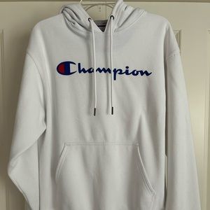 Champion hoodie
Medium
White
Great CONDITION